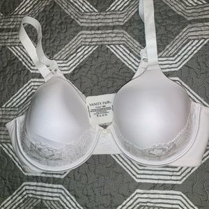 Vanity Fair White Bra